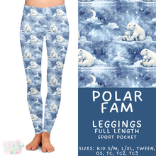 Load image into Gallery viewer, Ready to Ship - Polar Fam Full Length Leggings - TC
