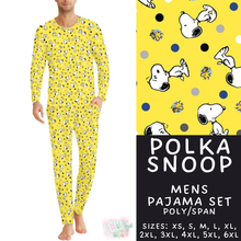 Load image into Gallery viewer, Batch #590 - Magical Family Pajamas - Closes 9/18 - ETA mid Nov - Polka Snoop Men's Pajama Set
