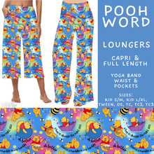 Load image into Gallery viewer, Batch #608 - Magic in Words - Closes 11/4 - ETA early Jan - Pooh Word Capri and Full Length Loungers
