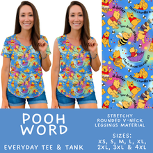 Load image into Gallery viewer, Batch #608 - Magic in Words - Closes 11/4 - ETA early Jan - Pooh Word Everyday Tank &amp; Tee
