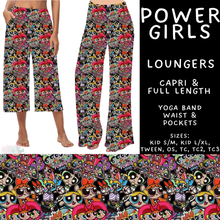 Load image into Gallery viewer, Batch #586 - Cool Characters 18 - Closes 9/16 - ETA mid Nov - Power Girls Capri and Full Length Loungers
