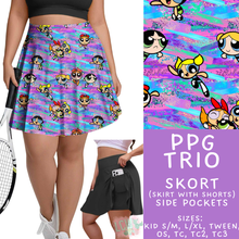 Load image into Gallery viewer, Batch #544 - Cool Characters 16 - Closes 6/17 - ETA mid August - PPG Trio Skort
