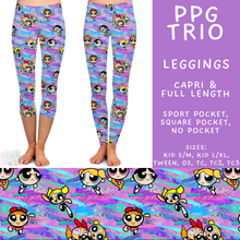 Load image into Gallery viewer, Batch #544 - Cool Characters 16 - Closes 6/17 - ETA mid August - PPG Trio Full and Capri Length Leggings

