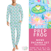 Load image into Gallery viewer, Batch #587 - Family Pajamas 2 - Closes 9/18 - ETA mid Nov - Prep Frog Men's Pajama Set
