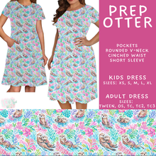 Load image into Gallery viewer, Batch #607 - Fun Run 28 - Closes 11/2 - ETA early Jan - Prep Otter Adult &amp; Kids Dresses
