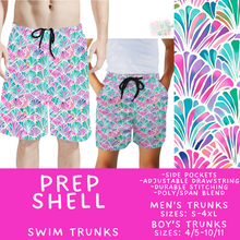 Load image into Gallery viewer, Batch #543 - Pool Party 2 - Closes 6/15 - ETA early/mid August - Prep Shell Boys' &amp; Men's Swim Trunks
