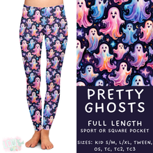 Load image into Gallery viewer, Ready to Ship - Pretty Ghosts Full Length Legging - Sport Pocket TC
