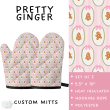 Load image into Gallery viewer, Batch #591 - Baking Spirits Bright 3 - Closes 9/28 - ETA mid/late Nov - Pretty Ginger Oven Mitts

