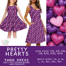 Load image into Gallery viewer, Batch #452 - Mom &amp; Me Love - Closes 11/21 - ETA early Jan - Pretty Hearts Women&#39;s &amp; Girl&#39;s Tank Dress
