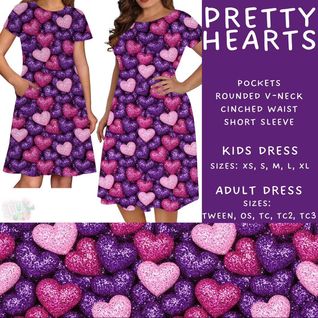 Batch #452 - Mom & Me Love - Closes 11/21 - ETA early Jan - Pretty Hearts Womens & Girls Dresses
