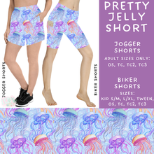 Load image into Gallery viewer, Batch #307 - Sea Life - Closes 3/20 - ETA mid May - Pretty Jelly Biker &amp; Jogger Shorts
