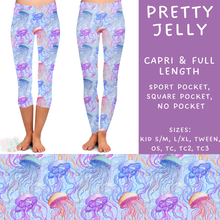 Load image into Gallery viewer, Batch #307 - Sea Life - Closes 3/20 - ETA mid May - Pretty Jelly Full and Capri Length Leggings
