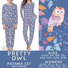 Load image into Gallery viewer, Batch #587 - Family Pajamas 2 - Closes 9/18 - ETA mid Nov - Pretty Owl Women's &amp; Kid's Pajama Sets
