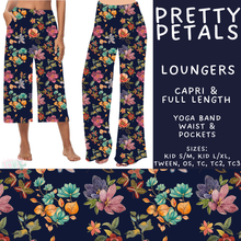 Load image into Gallery viewer, Batch #592 -  Fun Run 27 - Closes 9/30 - ETA late Nov - Pretty Petals Capri and Full Length Loungers
