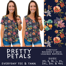 Load image into Gallery viewer, Batch #592 -  Fun Run 27 - Closes 9/30 - ETA late Nov - Pretty Petals Everyday Tank &amp; Tee
