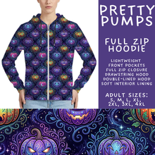 Load image into Gallery viewer, Batch #566 - Halloween 5 - Closes 8/7 - ETA early October - Pretty Pumps Full Zip Hoodie
