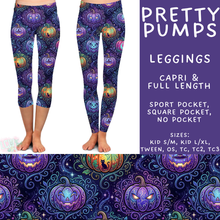Load image into Gallery viewer, Batch #566 - Halloween 5 - Closes 8/7 - ETA early October - Pretty Pumps Full and Capri Length Leggings

