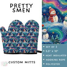 Load image into Gallery viewer, Batch #591 - Baking Spirits Bright 3 - Closes 9/28 - ETA mid/late Nov - Pretty SMen Oven Mitts
