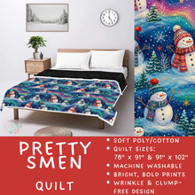 Load image into Gallery viewer, Batch #597 - Christmas Quilts - Closes 10/12 - ETA early Dec - Pretty SMen Quilt
