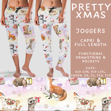 Load image into Gallery viewer, Batch #565 - Christmas in July 2 - Closes 8/5 - ETA early October - Pretty Xmas Full and Capri Length Joggers
