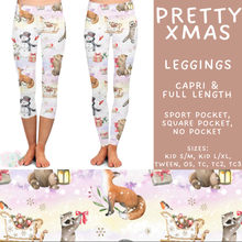 Load image into Gallery viewer, Batch #565 - Christmas in July 2 - Closes 8/5 - ETA early October - Pretty Xmas Full and Capri Length Leggings
