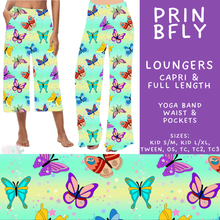 Load image into Gallery viewer, Batch #594 - Magical Faves 25 - Closes 10/5 - ETA early Dec - Prin BFly Capri and Full Length Loungers
