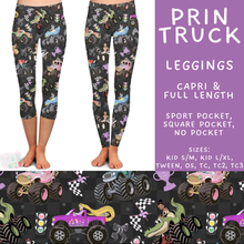 Load image into Gallery viewer, Batch #552 - Magical Faves 22 - Closes 7/6 - ETA early Sept - Prin Truck Full and Capri Length Leggings
