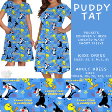 Load image into Gallery viewer, Batch #601 - Cool Characters 19 - Closes 10/21 - ETA mid Dec - Puddy Tat Adult &amp; Kids Dresses
