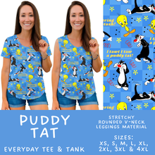 Load image into Gallery viewer, Batch #601 - Cool Characters 19 - Closes 10/21 - ETA mid Dec - Puddy Tat Everyday Tank &amp; Tee
