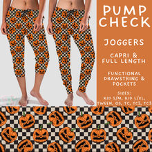 Load image into Gallery viewer, Batch #566 - Halloween 5 - Closes 8/7 - ETA early October - Pump Check Full and Capri Length Joggers
