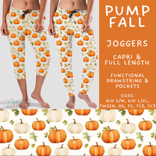 Load image into Gallery viewer, Batch #574 - HalloThanksMas - Closes 8/24 - ETA mid/late October - Pump Fall Full and Capri Length Joggers
