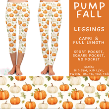 Load image into Gallery viewer, Batch #574 - HalloThanksMas - Closes 8/24 - ETA mid/late October - Pump Fall Full and Capri Length Leggings
