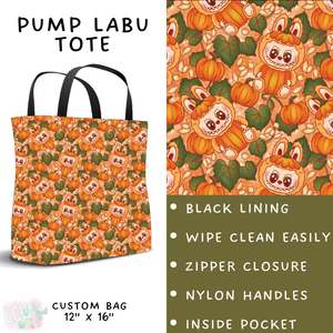 Batch #409 - Character Fall 2 - Closes 9/8 - ETA late October - Pump Labu Tote