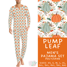 Load image into Gallery viewer, Batch #580 - Fall Family Pajamas 2 - Closes 9/4 - ETA early Nov - Pump Leaf Men's Pajama Set
