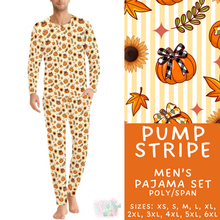 Load image into Gallery viewer, Batch #580 - Fall Family Pajamas 2 - Closes 9/4 - ETA early Nov - Pump Stripe Men's Pajama Set
