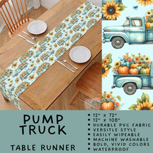 Load image into Gallery viewer, Batch #588 - Table Runners - Closes 9/21 - ETA early/mid Nov - Pump Truck Table Runner
