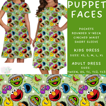 Load image into Gallery viewer, Batch #308 - Storybook Collection 2 - Closes 3/21 - ETA mid May - Puppet Faces Adult &amp; Kids Dresses
