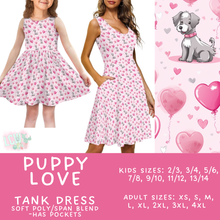 Load image into Gallery viewer, Batch #452 - Mom &amp; Me Love - Closes 11/21 - ETA early Jan - Puppy Love Women&#39;s &amp; Girl&#39;s Tank Dress
