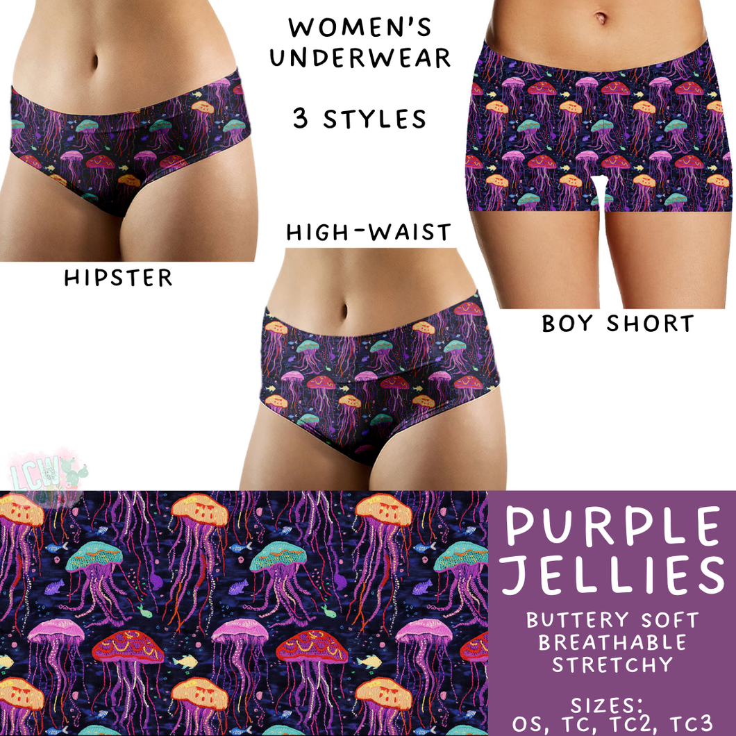 Batch #340 - Comfortable Underwear 4 - Closes 5/16 - ETA early July - Purple Jellies Men's Boxer Briefs