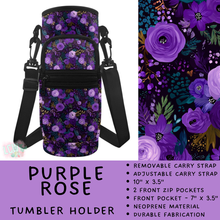 Load image into Gallery viewer, Batch #551 - Tumbler Holder 2 - Closes 7/3 - ETA early Sept - Purple Rose Tumbler Holder
