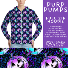 Load image into Gallery viewer, Batch #560 - Halloween 4 - Closes 7/26 - ETA late Sept - Purp Pumps Full Zip Hoodie
