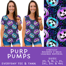 Load image into Gallery viewer, Batch #560 - Halloween 4 - Closes 7/26 - ETA late Sept - Purp Pumps Everyday Tank &amp; Tee
