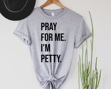 Load image into Gallery viewer, Wholesale Pray For Me Graphic Tee - Black Sweatshirt
