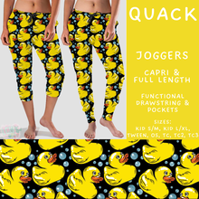 Load image into Gallery viewer, Batch #578 - July Request Run - Closes 8/31 - ETA late October - Quack Full and Capri Length Joggers
