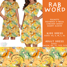 Load image into Gallery viewer, Batch #608 - Magic in Words - Closes 11/4 - ETA early Jan - Rab Word Adult &amp; Kids Dresses
