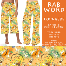 Load image into Gallery viewer, Batch #608 - Magic in Words - Closes 11/4 - ETA early Jan - Rab Word Capri and Full Length Loungers
