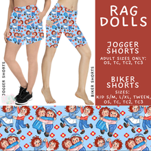 Load image into Gallery viewer, Batch #555 - Cool Characters 7 - Closes 7/13 - ETA mid Sept - Rag Dolls Biker &amp; Jogger Shorts
