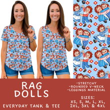 Load image into Gallery viewer, Batch #555 - Cool Characters 7 - Closes 7/13 - ETA mid Sept - Rag Dolls Everyday Tank &amp; Tee
