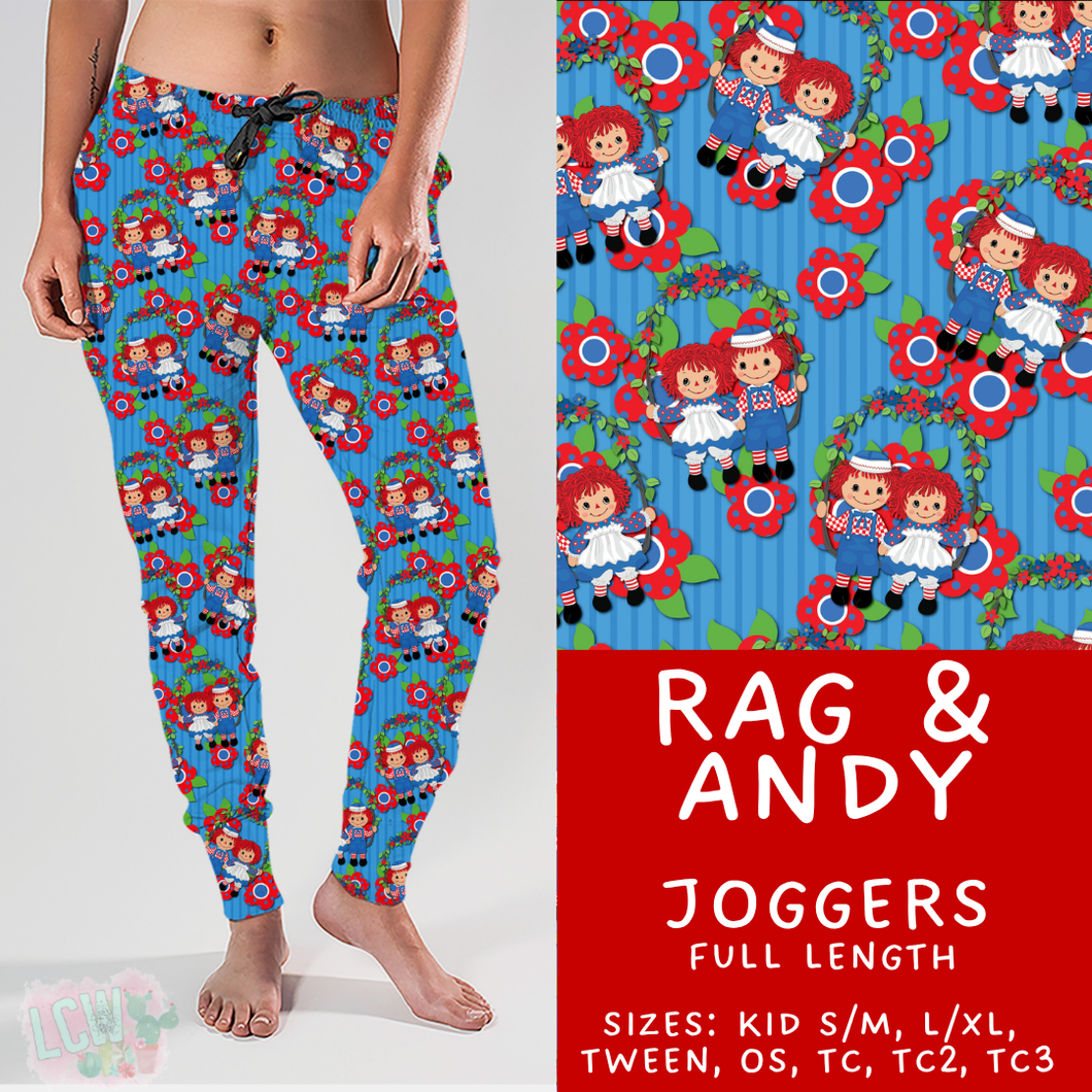 Batch #456 - Storybook Collection 4 - Closes 11/28 - ETA late Jan - Rag & Andy Joggers