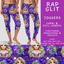 Load image into Gallery viewer, Batch #557 - Princess Glitter - Closes 7/17 - ETA mid Sept - Rap Glit Full and Capri Length Joggers
